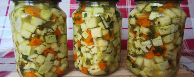 Салат из кабачков на зиму «Кабачки как грибы»