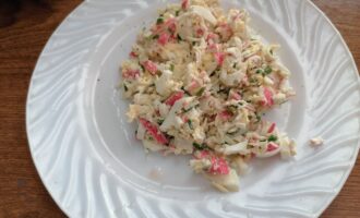 Салат «Морской» с крабовыми палочками