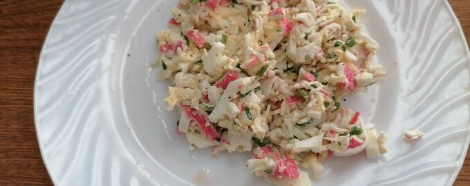 Салат «Морской» с крабовыми палочками