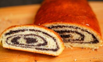 Маковый рулет – Много начинки, мягкое воздушное тесто