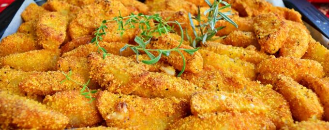 Картофель в кукурузной муке