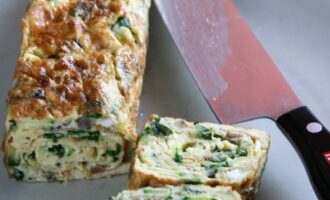 Омлет с кабачком