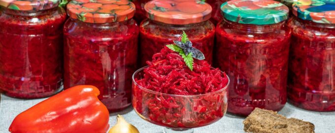 Заправка и салат из свеклы на зиму