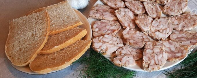 Домашняя куриная колбаса