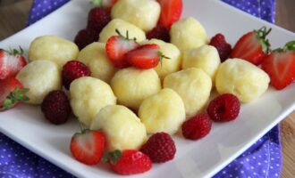 Ленивые вареники с картофелем