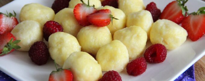 Ленивые вареники с картофелем