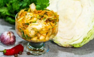 Салат из капусты и моркови по-корейски