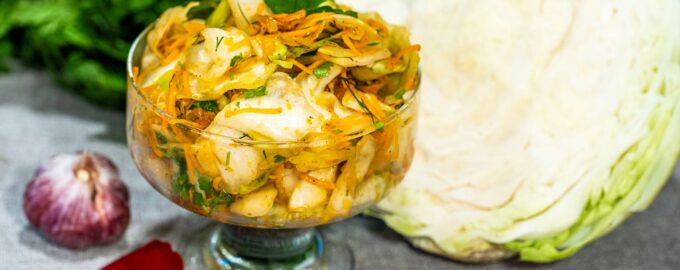 Салат из капусты и моркови по-корейски