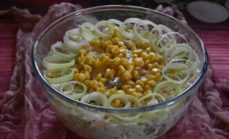 Праздничный салат с ветчиной