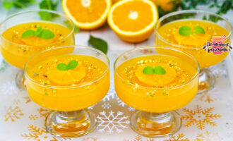 Апельсиновое желе — ароматное, нежное и в меру сладкое
