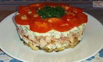 Слоеный салат «Любимый муж»