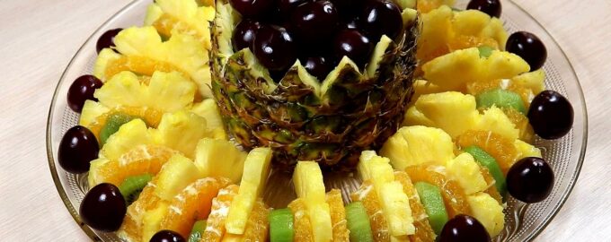 Как красиво нарезать фрукты на праздник