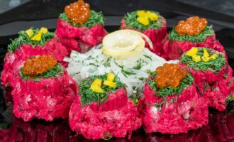 Селедка под необычной и богатой шубой