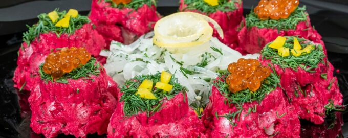Селедка под необычной и богатой шубой