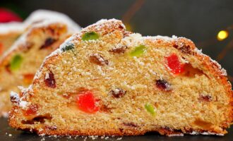 Рождественский Штоллен – простой рецепт восхитительно вкусного кекса