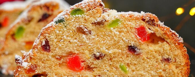Рождественский Штоллен – простой рецепт восхитительно вкусного кекса