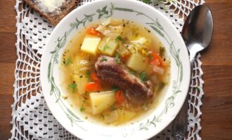 Щи на ребрышках