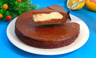 Творожная запеканка шоколадная