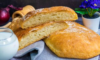 Пшеничный итальянский хлеб «Чиабатта»