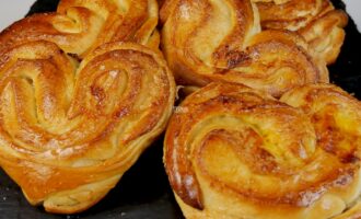 Плюшки с сахаром