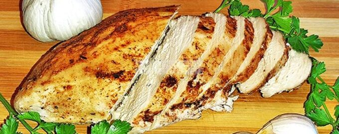 Куриное филе в горчично-чесночном маринаде