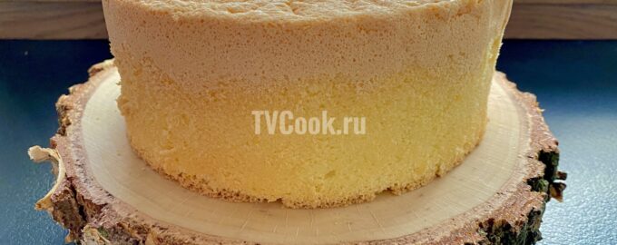 Бисквит без разделения яиц