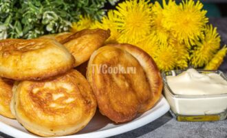 Пышные оладьи на кефире