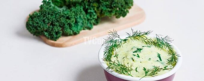 Картофельное пюре с зеленью