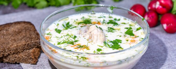 Куриный суп со сливочным сыром и овощами