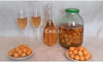 Домашнее «шампанское» (настойка) из плодов алычи