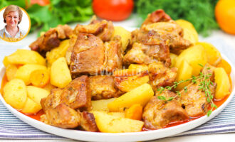 МЯСО В РУКАВЕ в духовке с картошкой