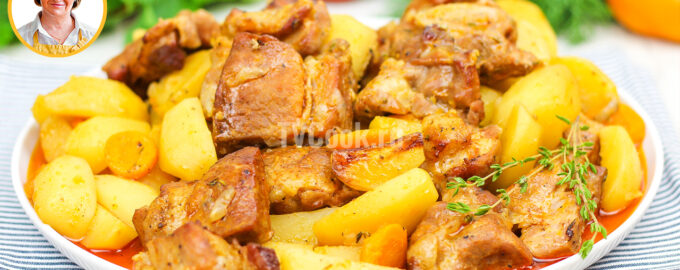 МЯСО В РУКАВЕ в духовке с картошкой