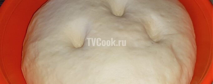 Универсальное дрожжевое тесто без яиц и молока