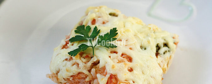 Рисовая запеканка с мясом