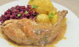 Кролик в сливках