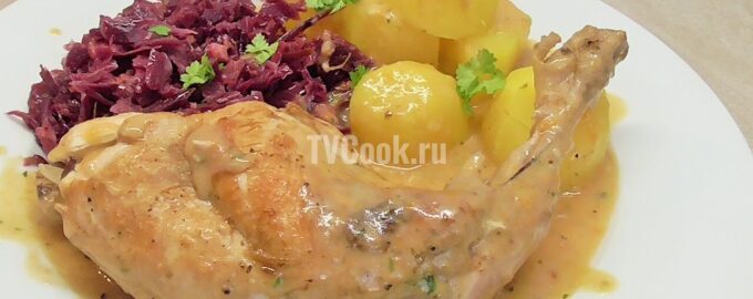 Кролик в сливках