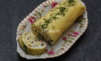 Сырные рулетики с начинкой