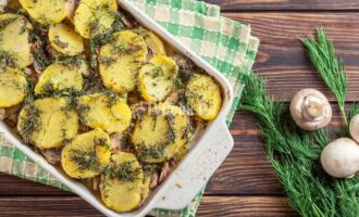 Запеканка грибная с картофелем