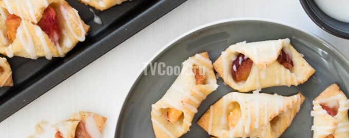 Печенье с персиками
