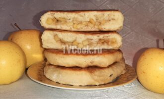 Яблочные пышки на кефире