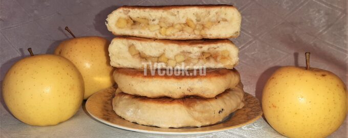 Яблочные пышки на кефире