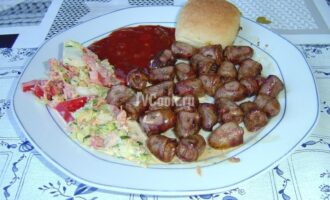 Шашлык из куриных сердечек