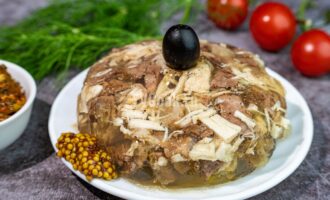 Холодец с говядиной и курицей