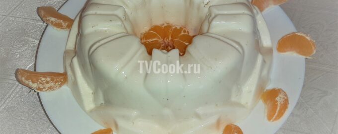 Десерт «Мандариновые облака»