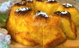 Тыквенно-творожный кекс с апельсином