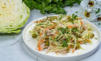 салат из капусты и моркови