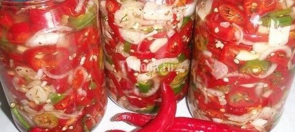 Острый маринованный перец